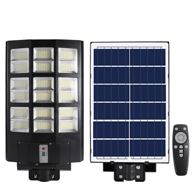 9900000000LM Commercial Solar Street FloodLight LED Light Dusk To Dawn Road Lamp $118.67