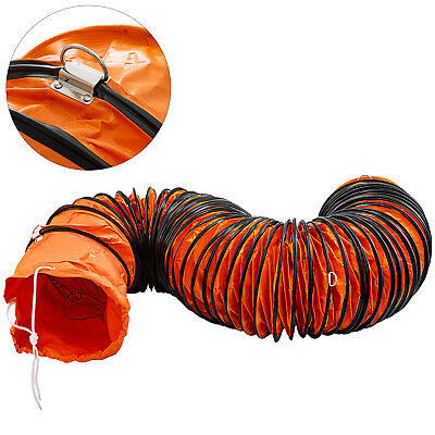 #ad 10inch Flexible Duct Hosing 25ft PVC Duct Hose for Exhaust Extractor Fan Blower $31.99