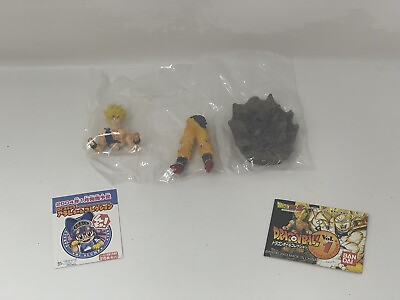 #ad Bandai 2003 Dragonball Collection Vol.1 Figure Super Saiyan Goku Variant B $13.50