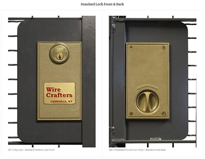 #ad Wire Crafters Hinged Door Cylinder Lock Mfr. Model HDLKXKD $119.99