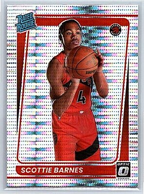 #ad #ad SCOTTIE BARNES 2021 22 Optic Rated Rookie SILVER PULSAR PRIZM #186 $4.99