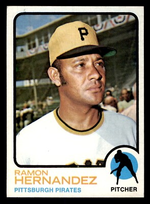 #ad 1973 Topps Baseball #117 Ramon Hernandez EX *d3 $2.00