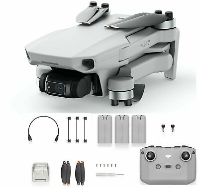 DJI Mini 2 Drone Quadcopter Ready To Fly 3 battery Bundle Certified Refurbished $369.00
