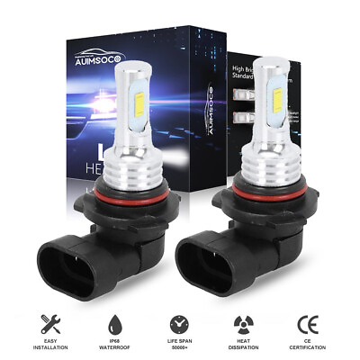 #ad Headlight High Beam Lights Bulbs 6500K 9005 LED Kit Super White Bright CSP Chips $15.99