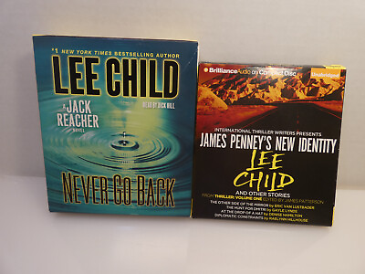 #ad Lot of 2 Lee Child CD Audiobooks. Never go Back amp; James Penney#x27;s New Identity $8.99