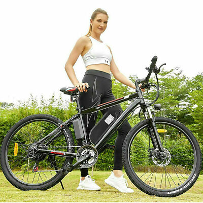 #ad 1000W 500W Shimano 26INCH Electric Bike Mountain Bicycle EBike Commuter Adults🔥 $219.99