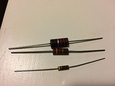 #ad NOS Vintage Allen Bradley Carbon Comp Resistors Many Values Available 1 2W 1W 2W $0.99