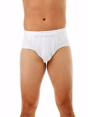 #ad MENS INGUINAL HERNIA BRIEF Made in the USA since 1999 Hernia Help Relief Aid $59.99