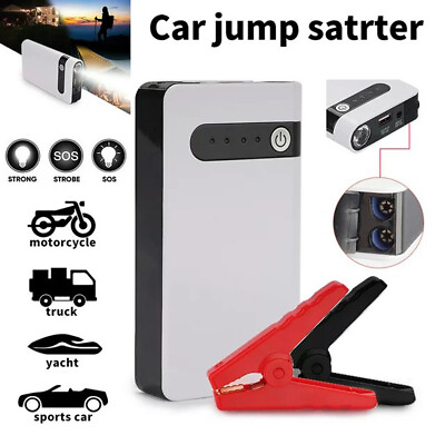 #ad #ad 30000mAh Portable Car Jump Starter Booster Jumper Box Power Bank Battery Charger $25.79