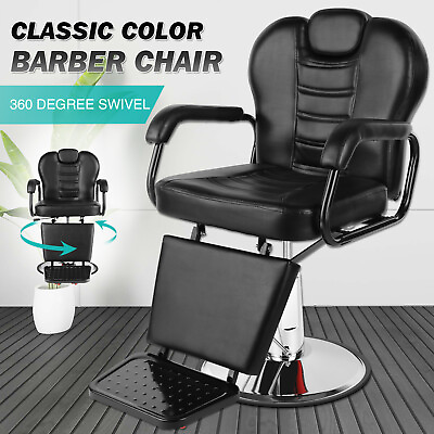 #ad All Purpose Hydraulic Recline Barber Chair Salon Beauty Spa Heavy Duty Equipment $219.99