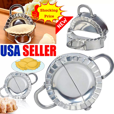 #ad Stainless Steel Dumpling Mould Cutter Ravioli Pie Mold Pastry Tool Dough Maker $9.97