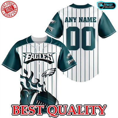 #ad TOP Fashion Philadelphia Eagles Personalized Jersey Shirt 3D For Awesome Fans $35.06