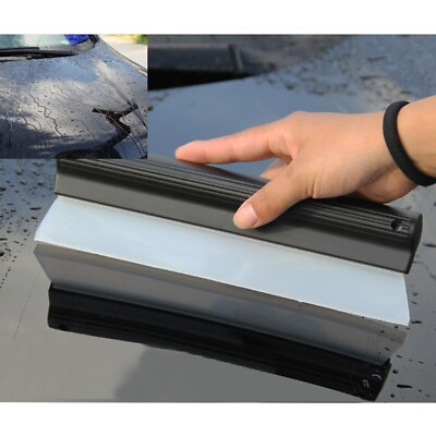 #ad Silicone home Car Water Wiper Squeegee Blade Wash Window Glass Clean Shower New $10.11