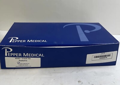 #ad PEPPER MEDICAL #542 Pediatric Trac Tie Box of 10 $9.90
