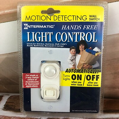 Intermatic motion detector Sensor Hands Free Control automatic on off lights $14.30