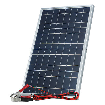 #ad 30W Monocrystalline Solar Panel PV Module for RV Home Rooftop Off E3N1 $22.00