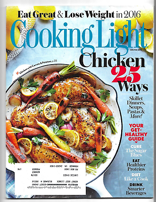 #ad Cooking Light Magazine January February 2016 $4.99