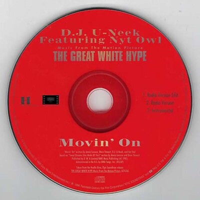 #ad Movin#x27; On Single Promo DJ U Neek Hip Hop CD Acceptable $9.00