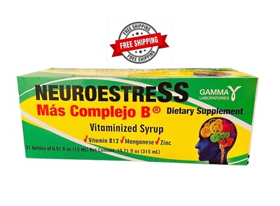 #ad Neuroestress With More Complex B 21 Vials Neuroestress Mas Complejo B 21 Viales $24.99