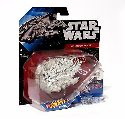 Star Wars Hot wheels Diecast Millennium Falcon Flight Navigator Stand Han Solo $15.00