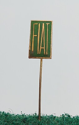 #ad FIAT Italy vintage buttonhole Italia car automobile auto Vintage pin badge $14.24