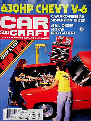 #ad Vtg Car Craft Magazine January 1981 630HP Chevy V 6 Engine m3825 $12.74