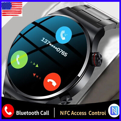 #ad Smart Watch Men Waterproof Smartwatch Bluetooth Call for iPhone Android Samsung $32.98