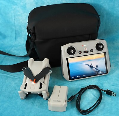 #ad New DJI Mini 3 Camera Drone with RC Remote one batteryShoulder Bag $510.97