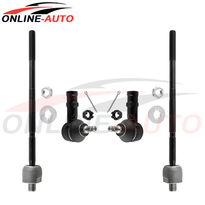 #ad For Tiburon amp; 1996 2000 Hyundai Elantra 4X Inner And Outer Tie Rods Damp;P Side $26.53