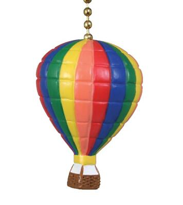 #ad Hot Air Balloon Blue Green Yellow Red Ceiling Fan or Light Pull $12.99