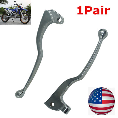 #ad US 1Pair 8MM Aluminum Alloy Motorcycle Bike Handle Front Brake Lever With Clutch $15.74