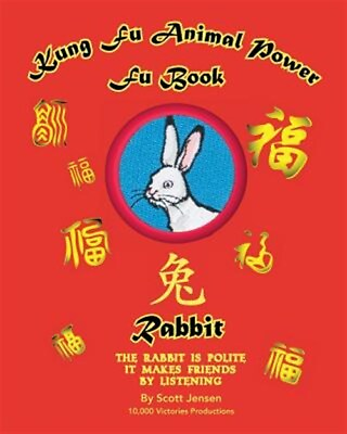 #ad Kung Fu Animal Power Fu Book Rabbit Paperback by Jensen Scott Like New Use... $16.15