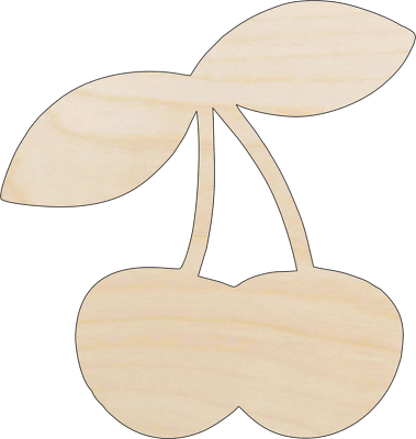 #ad Fruit Cherries Laser Cut Out Unfinished Wood Craft Shape FOD123 $55.88