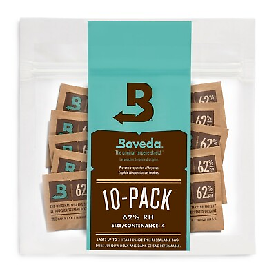 #ad Boveda 62% RH 2 Way Humidity Control Protects amp; Restores Size 4 10 Count $14.99