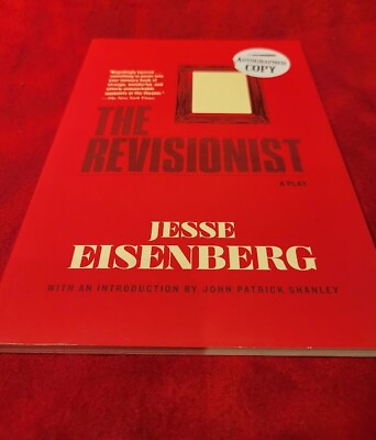 #ad Jesse Eisenberg Signed The Revisionist: A Play 2013 Trade Paperback $50.00