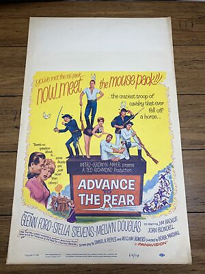 #ad Advance To The Rear 1964 Original 64 78 US Window Card Movie Poster CV JD $55.00