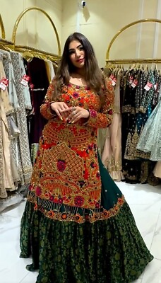 #ad New Indian Ethnic Designer Lehenga Choli With Dupatta For Wedding And Party Wear $60.35