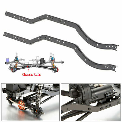 #ad 2X Chassis Frame Rails Metal Beams For Axial SCX10 II 90046 1:10 RC Crawler Car $15.99