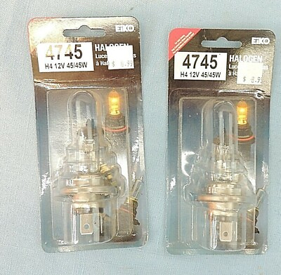 #ad EIKO HALOGEN REPLACEMENT BULBS 4745 LOT OF TWO $16.99