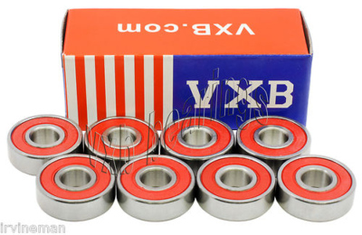 #ad Skateboard Roller 608 2RS 8mm 22mm 7mm Chrome Steel Metric Oil VXB Ball Bearings $22.99