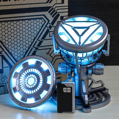 #ad The Avengers Iron Man Mk43 MK6 Arc Reactor With LED Light Stark Gift for Kids $55.09