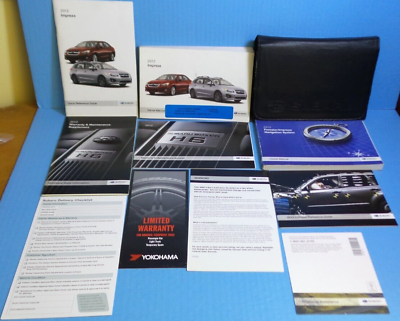 #ad 12 2012 Subaru Impreza owners manual with Navigation $34.95