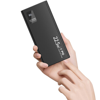 #ad Portable Power Bank External Battery Huge Capacity 950000mAh 2 USB Fast Charger $15.59