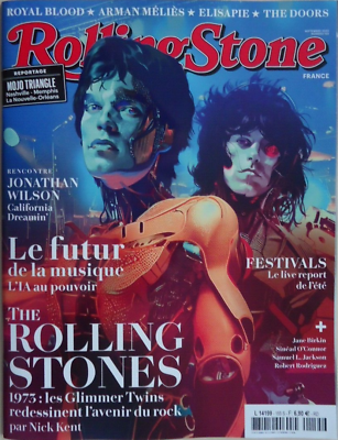 #ad Rolling Stone France N°155 Septembre 2023. The Rolling Stones. Français $21.45