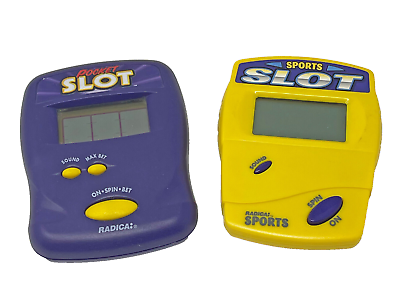#ad Radica Pocket Slot Sports Slot Electronic Handheld Game Slot Machine Games $14.95