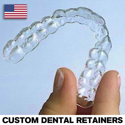 #ad Custom Dental Retainer Set THICKER 1.5mm Double layered USA Dental Lab $149.00