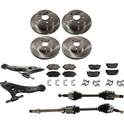 #ad CV Axle Kit For 2002 03 Toyota Camry Front with Brake Disc Brake Pad Japan Model $460.39