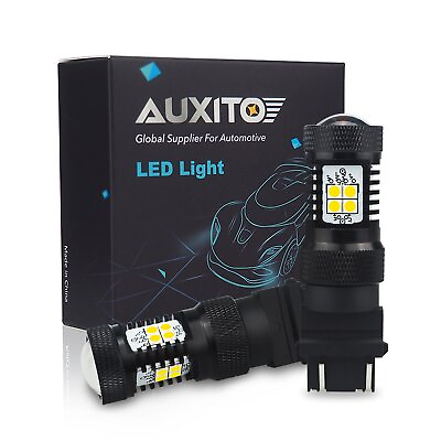 2X AUXITO 3157 3156 Turn Signal light White 3030smd High Power bulb LED EXC $13.99