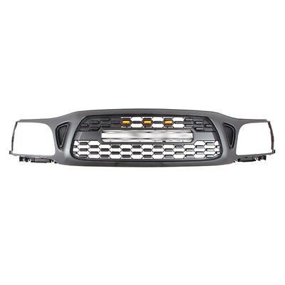 #ad Front Bumper Grille Fit For TOYOTA TACOMA 2001 2004 Grill With LED Light Black $259.00