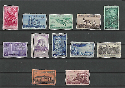 #ad 1956 US Commemorative Set #1073 74 1076 85 MINT NH OG SHIPPING IS FREE $2.09